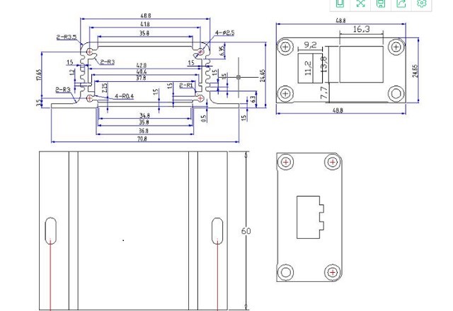 迈世机房监控系统RS485转TCPIP模块OM-ACC-A108