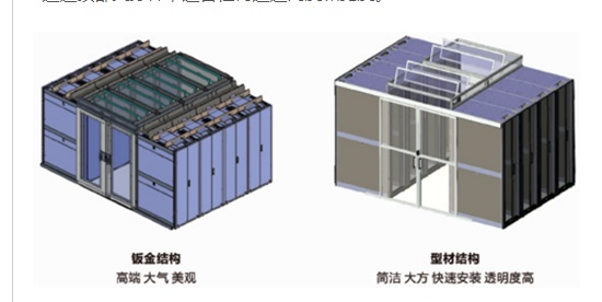 安瑞可模块一体化化机房冷通道系列圆弧顶通道