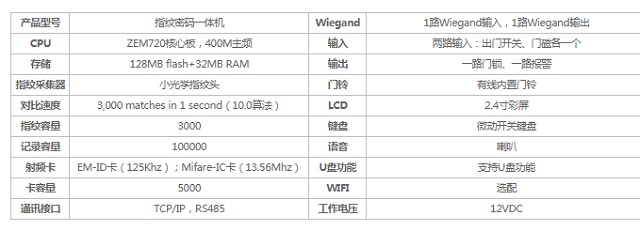 至元指纹密码一体机